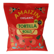 Amaizin Corn rolls tomaat bio 100 Gram