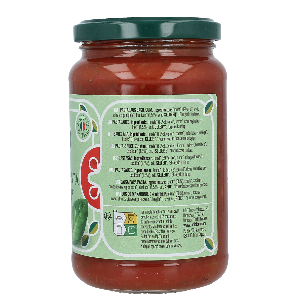 Bioidea Pastasaus basilicum bio 340.00 Gram