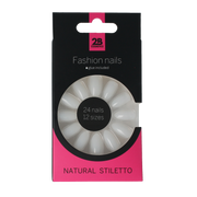 2B Nails natural stiletto 24.00 Stuks