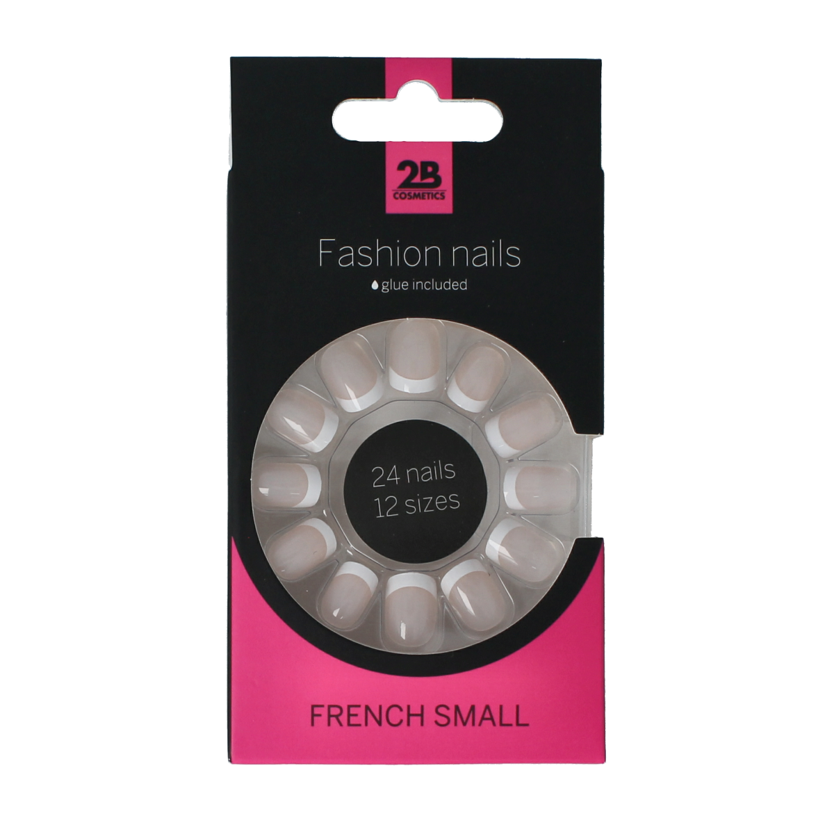 2B Nails french small 24.00 Stuks