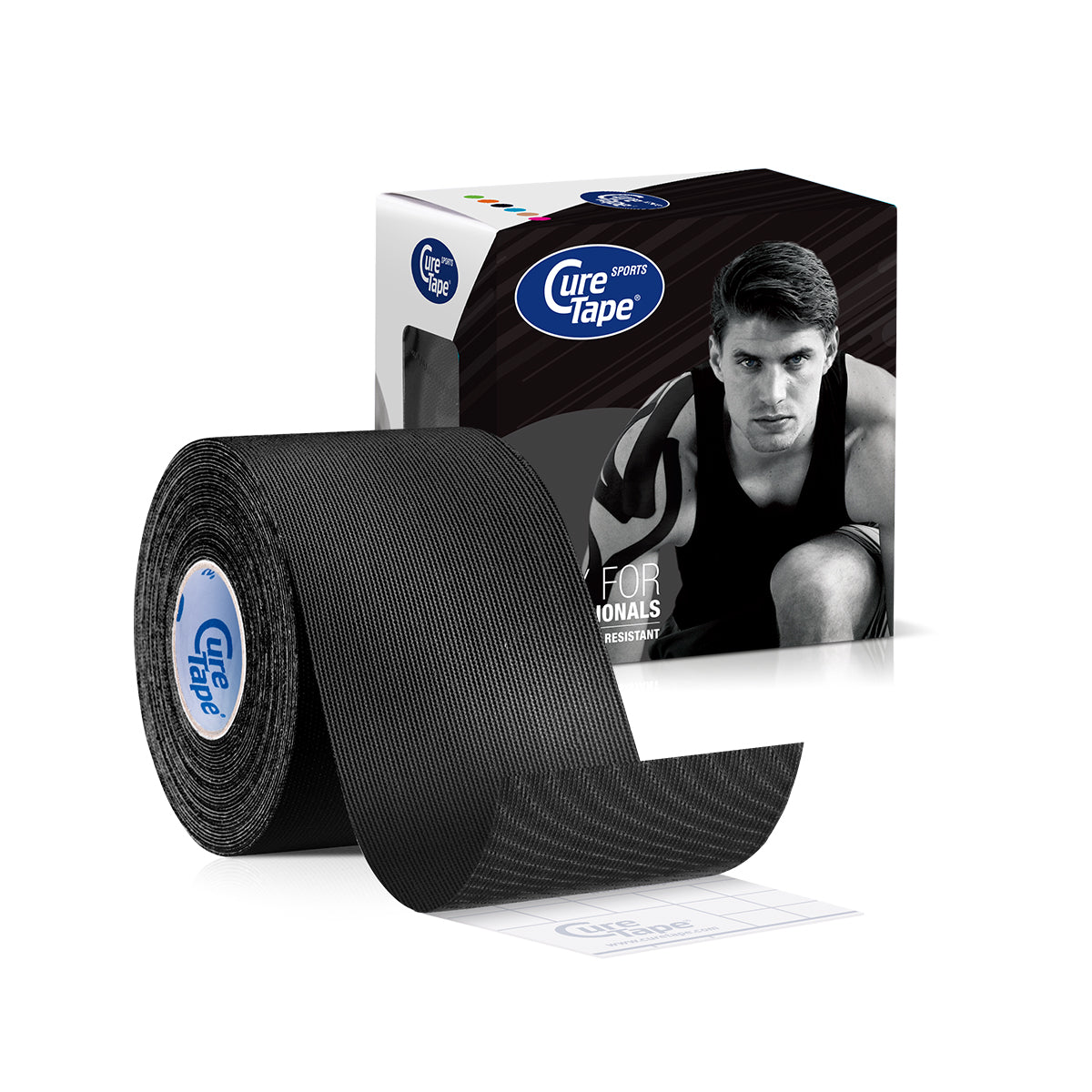 Cure Tape Sports zwart 5cm x 5m 1.00 Stuks