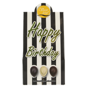 Voor Jou! Cadeau doos black & white happy birthday 100.00 Gram
