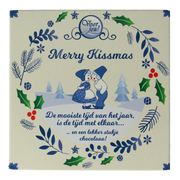 Voor Jou! Wensreep Delftsblauw Kerst merry kissmas 90 Gram