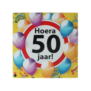 Voor Jou! Tablet hoera 50 jaar 75.00 Gram