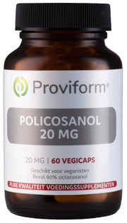 Proviform Policosanol 20 mg 60.00 Vegetarische capsules