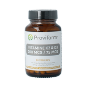 Proviform Vitamine K2 200mcg & D3 75mcg 60.00 Vegetarische capsules
