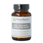 Proviform Vitamine B12 500mcg combi actief folaat 100.00 Zuigtabletten