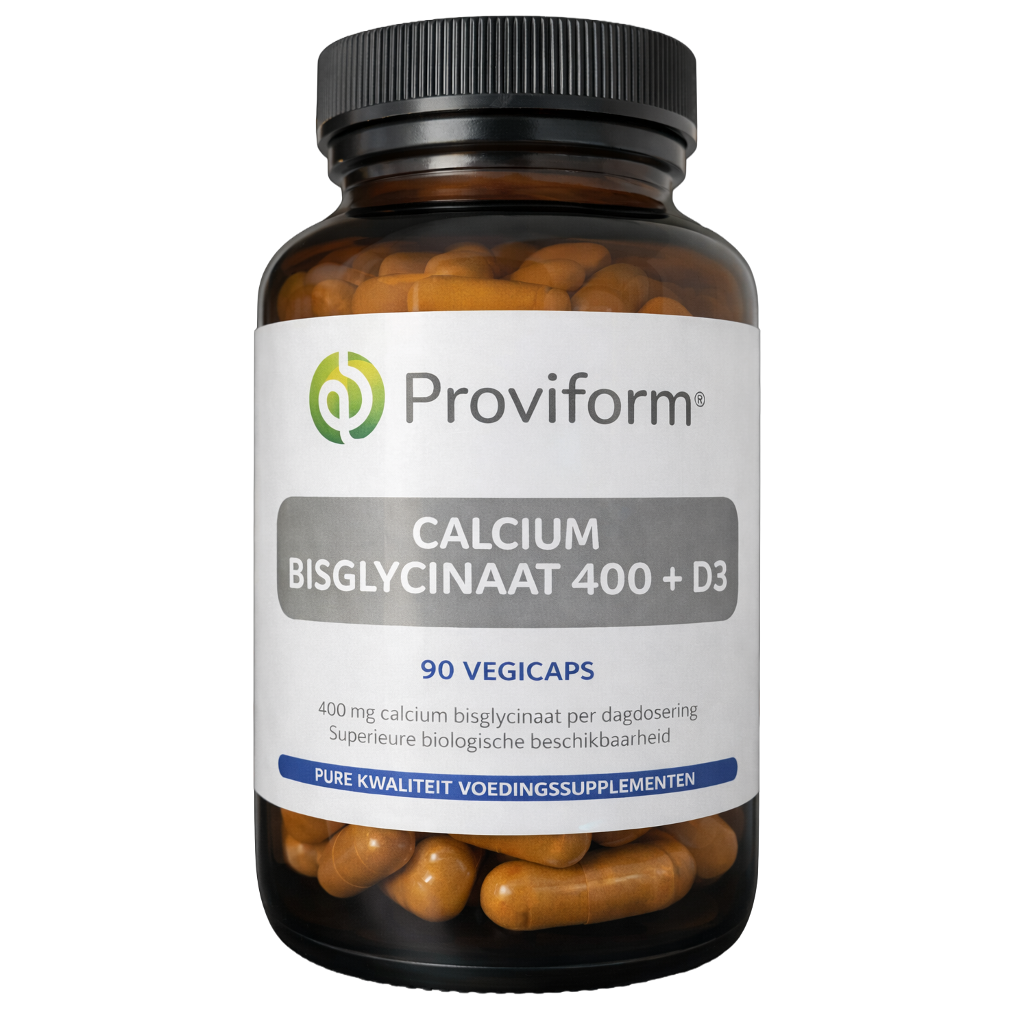 Proviform Calcium bisglycinaat 400 + D3 90 Vegetarische capsules