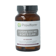 Proviform L-Lysine 500mg & cats claw 60.00 Vegetarische capsules