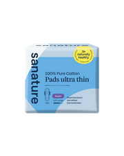 Sanature Maandverband super 100% katoen 10.00 Stuks