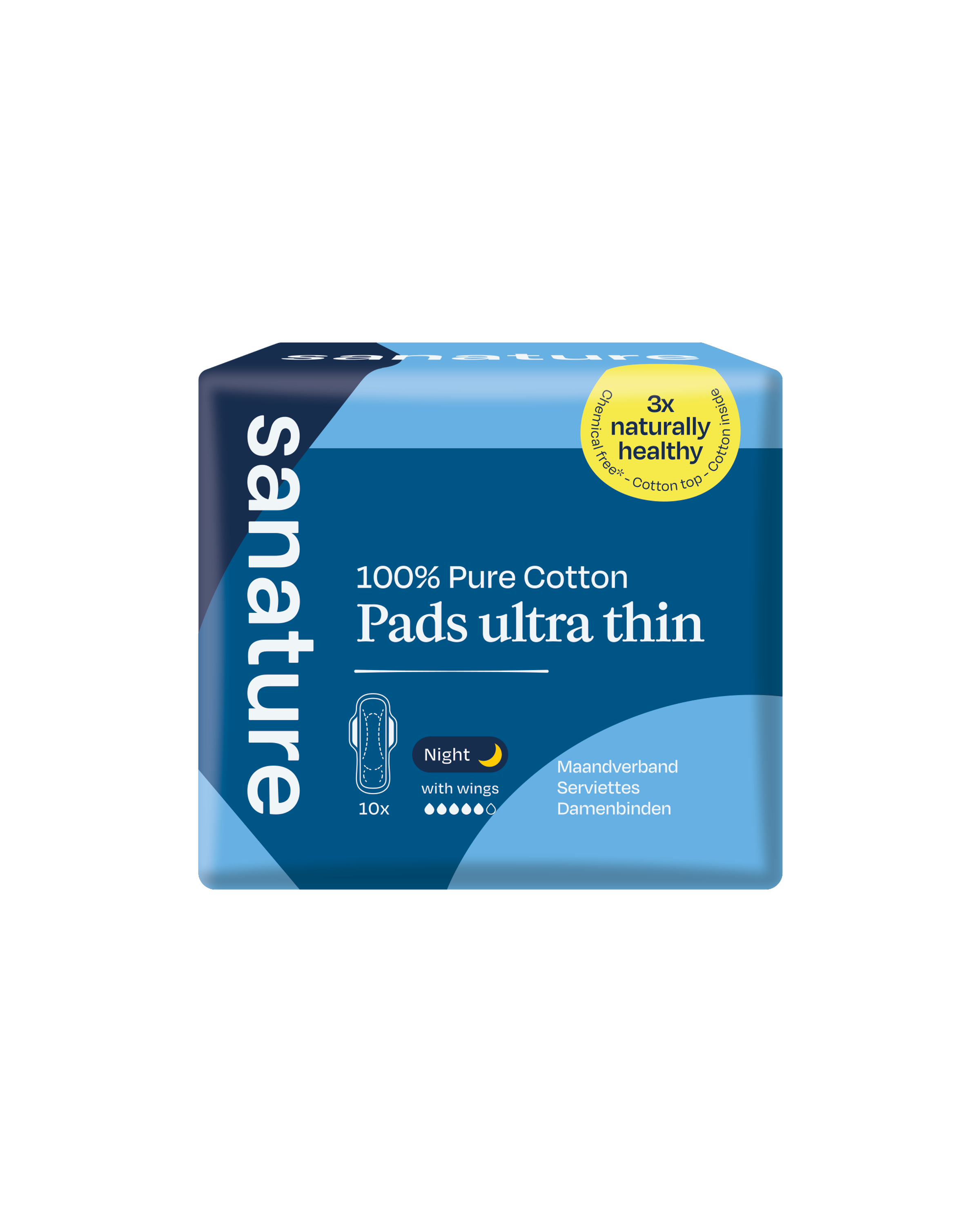 Sanature Maandverband ultra night 10.00 Stuks