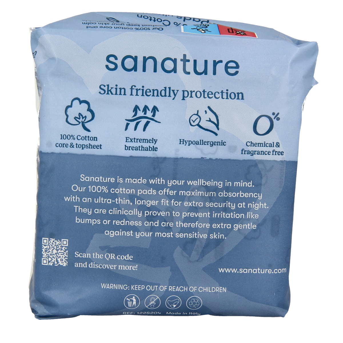 Sanature Maandverband ultra night 10.00 Stuks