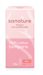 Sanature Tampons mini 16.00 Stuks
