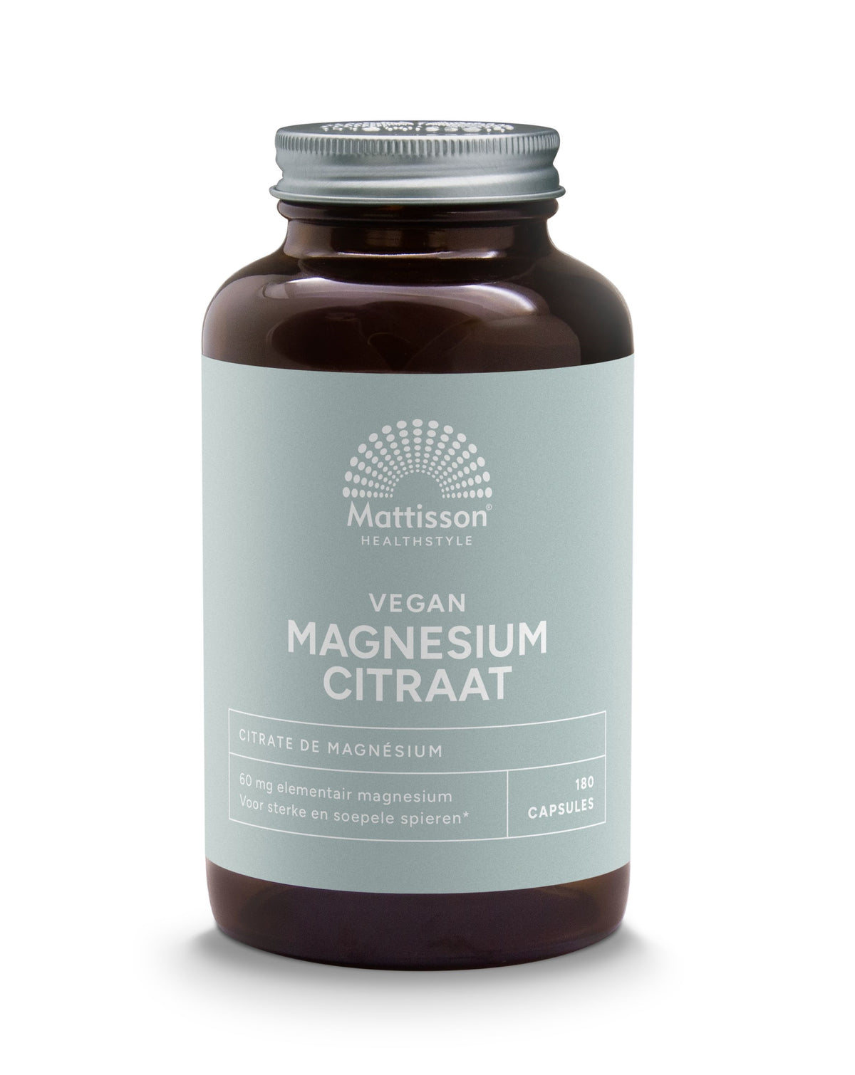 Mattisson Active magnesium citraat 400mg 180.00 Vegetarische capsules