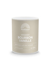 Mattisson Bourbon vanille poeder bio 30.00 Gram