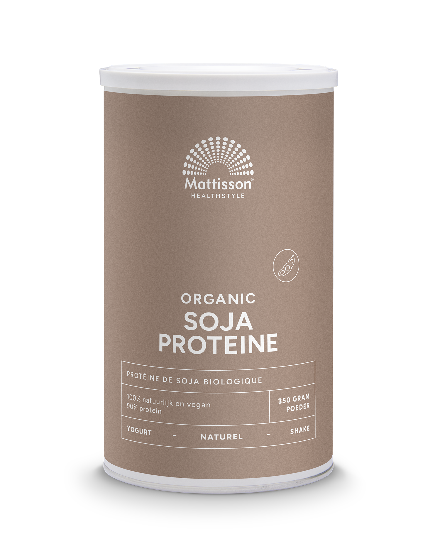 Mattisson Vegan soja proteine 90% bio 350 Gram