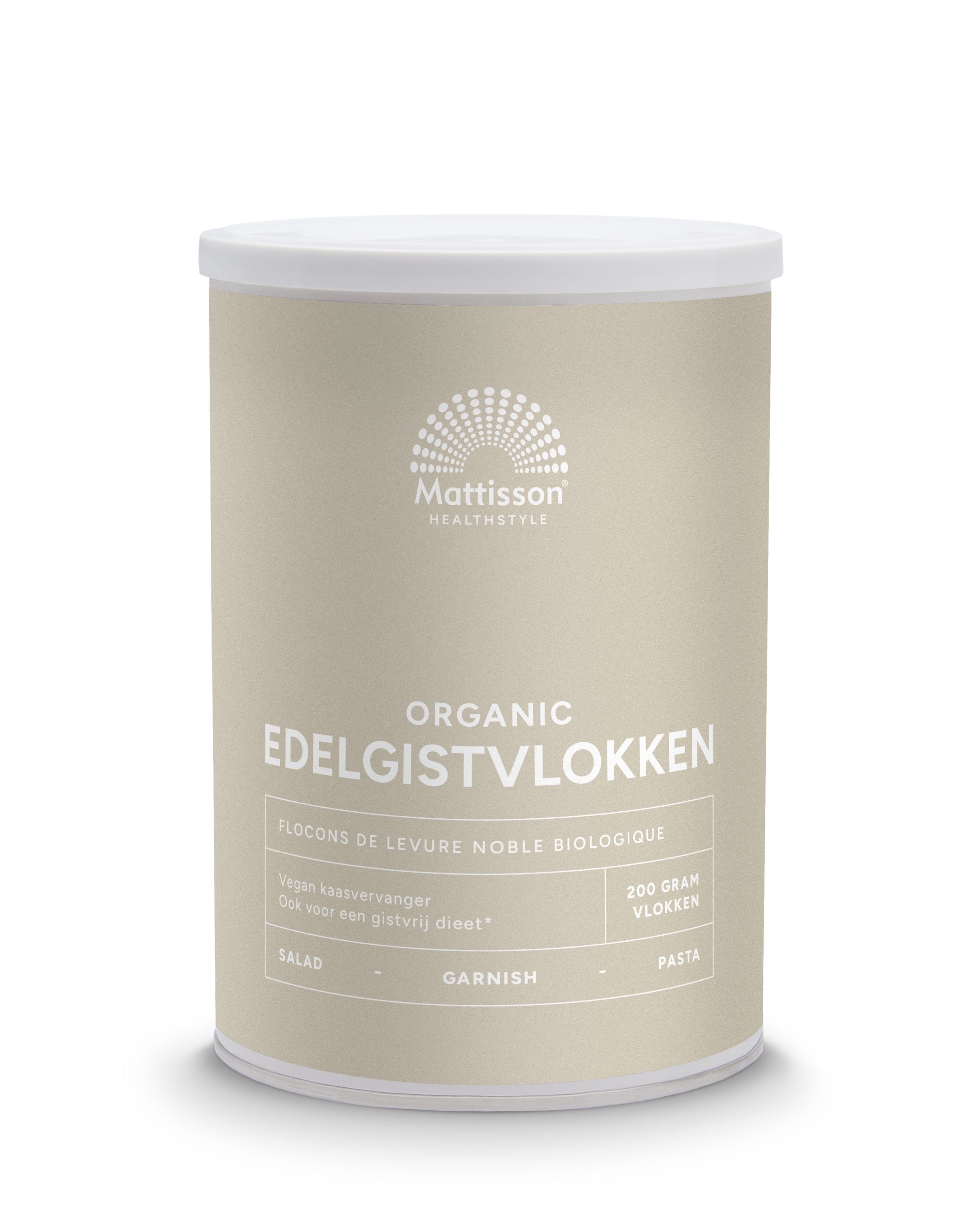 Mattisson Edelgistvlokken 100% puur bio 200 Gram