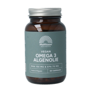 Mattisson Vegan omega 3 algenolie DHA 150mg EPA 75mg 60.00 Vegetarische capsules