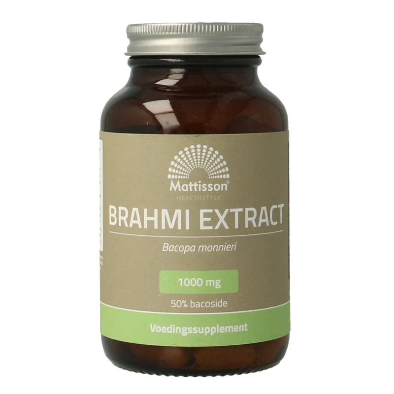 Mattisson Brahmi bacopa monnieri bacoside 50% extract 120 Tabletten