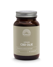Mattisson CBD olie 15mg 60.00 Vegetarische capsules