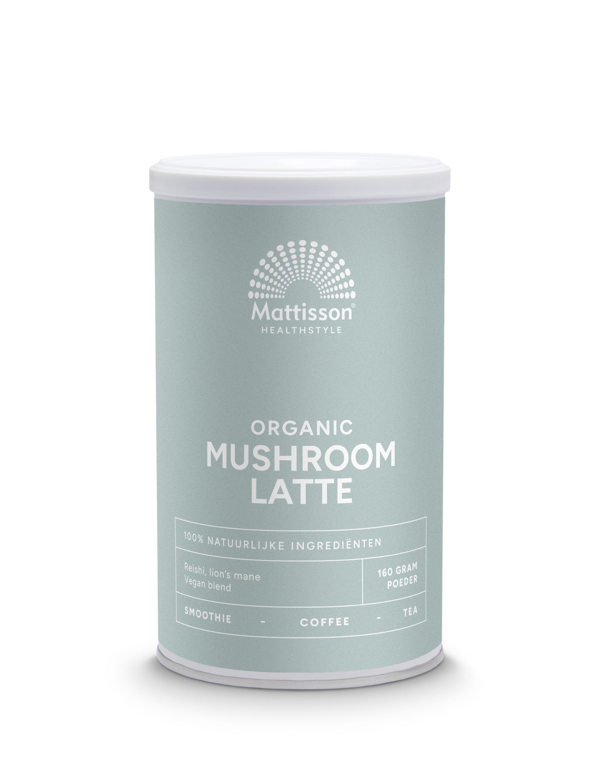 Mattisson Mushroom Latte Reisi, Lions mane bio 160.00 Gram