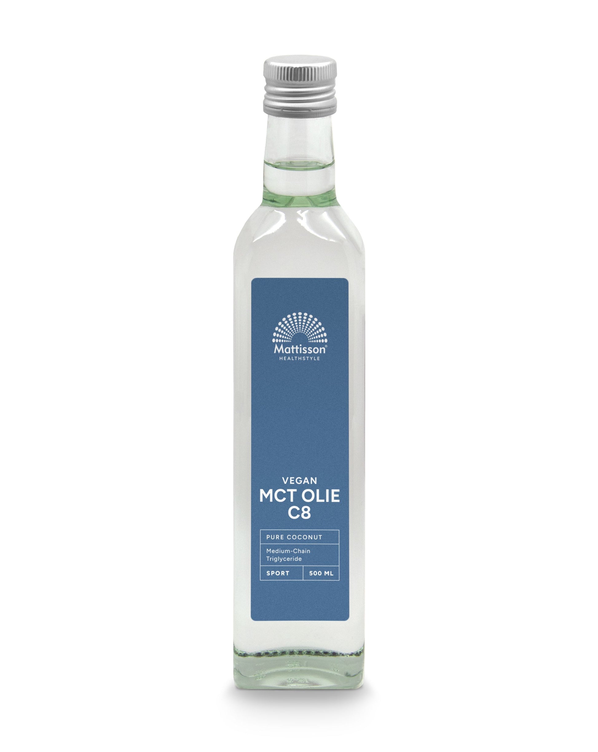 Mattisson MCT olie C8 - coconut pure - 99% caprylic acid 500.00 Milliliter