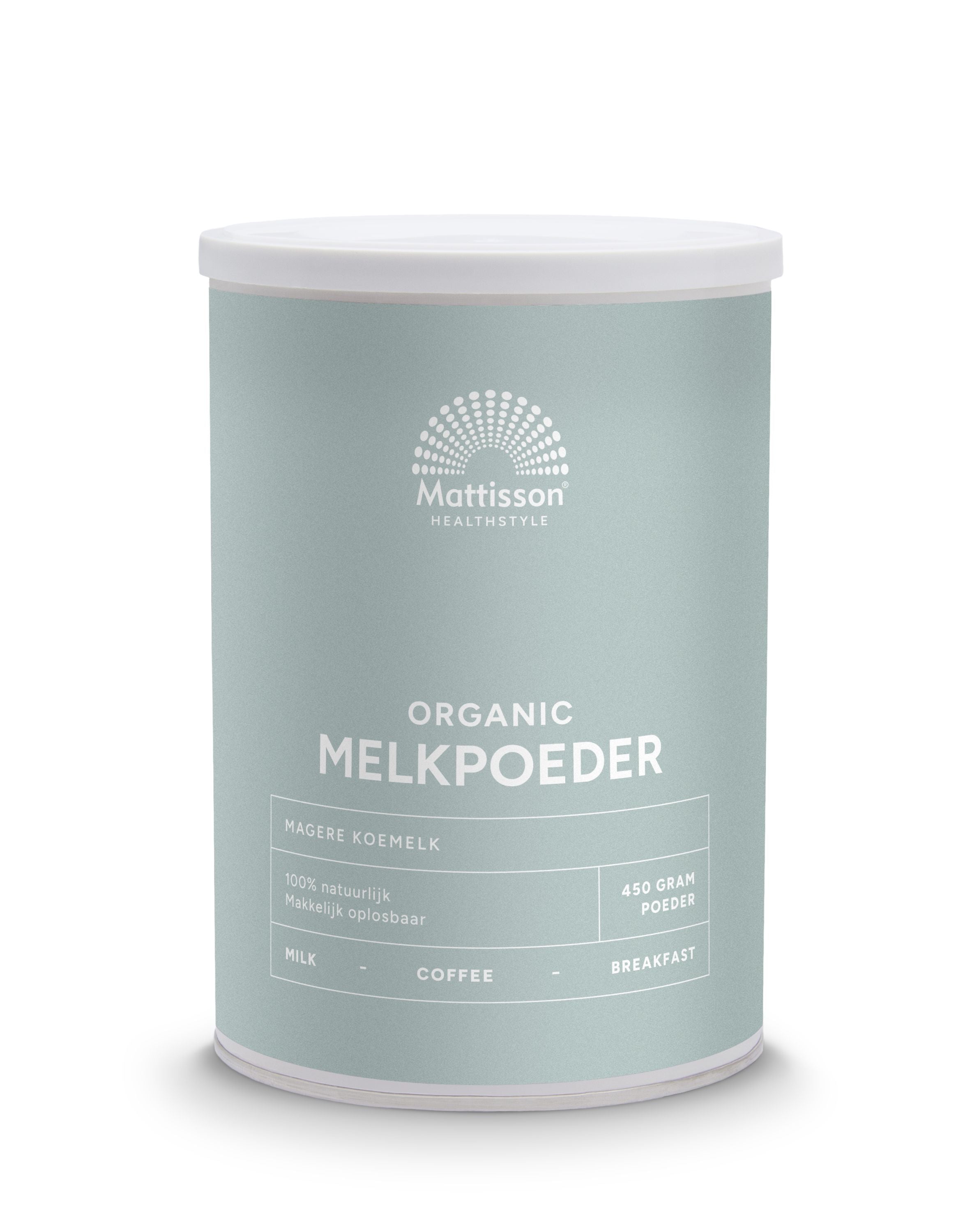Mattisson Magere melkpoeder bio 450.00 Gram