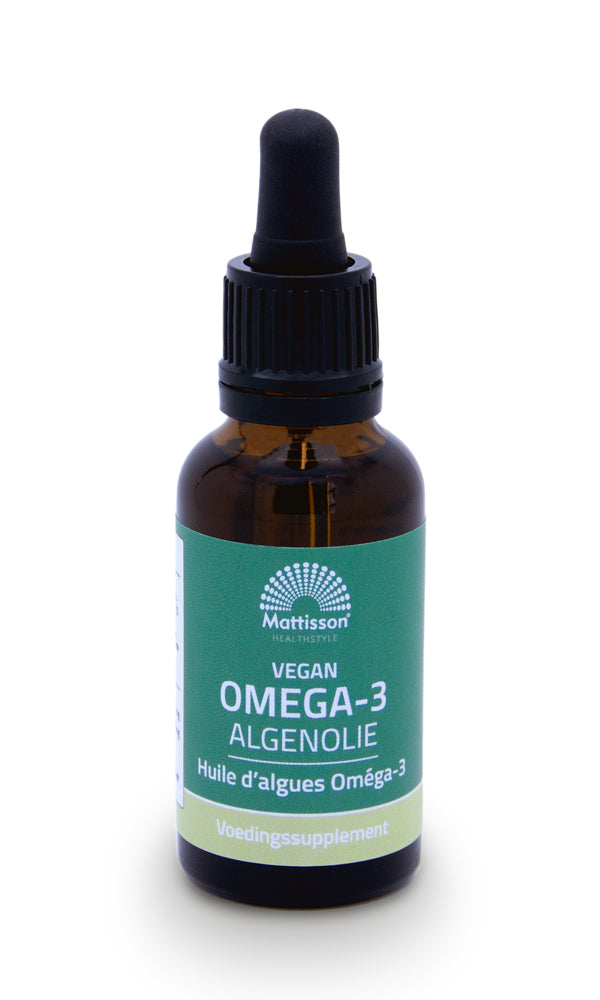 Mattisson Vegan omega 3 algenolie druppels 30 Milliliter