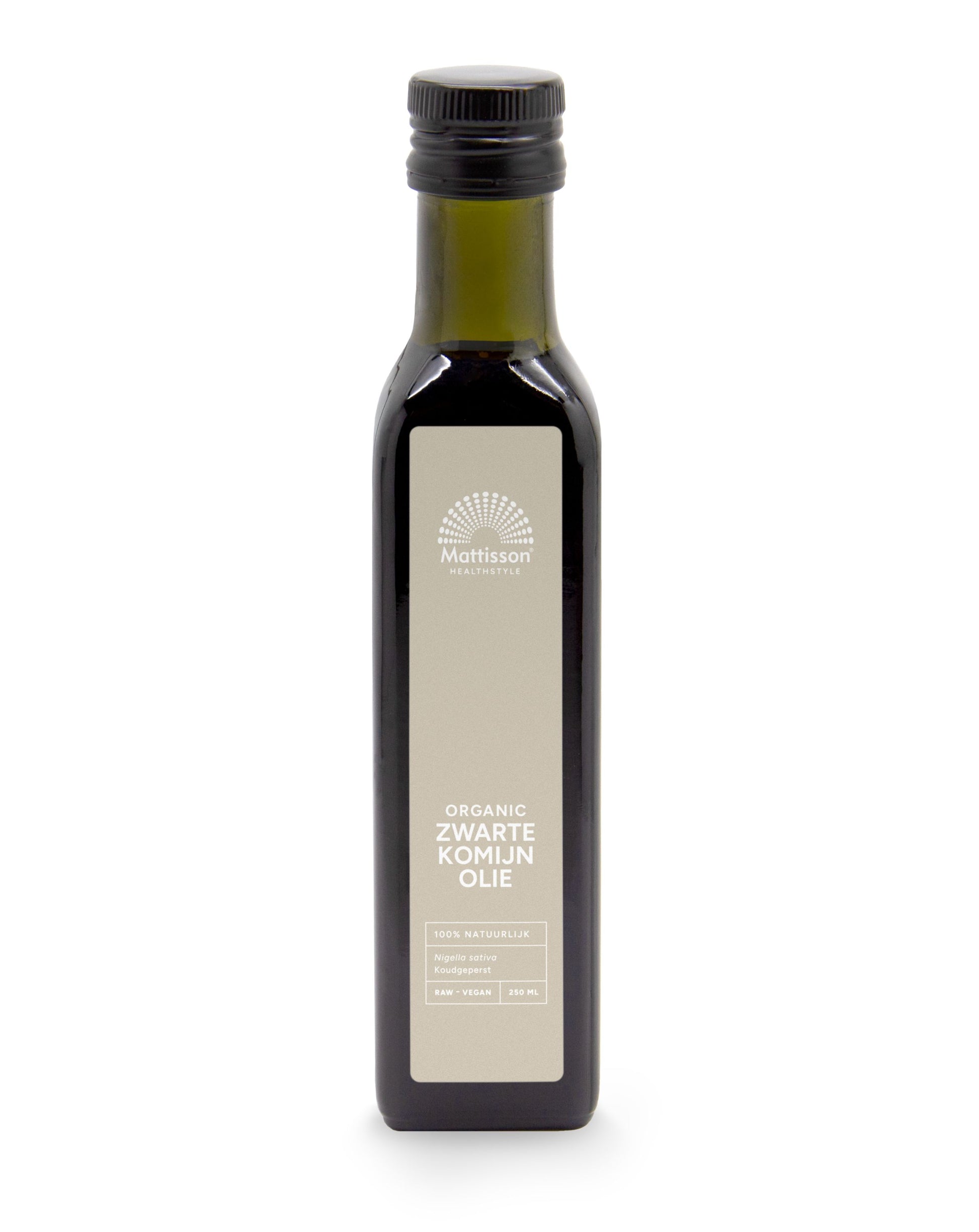 Mattisson Zwarte komijn olie bio 250.00 Milliliter