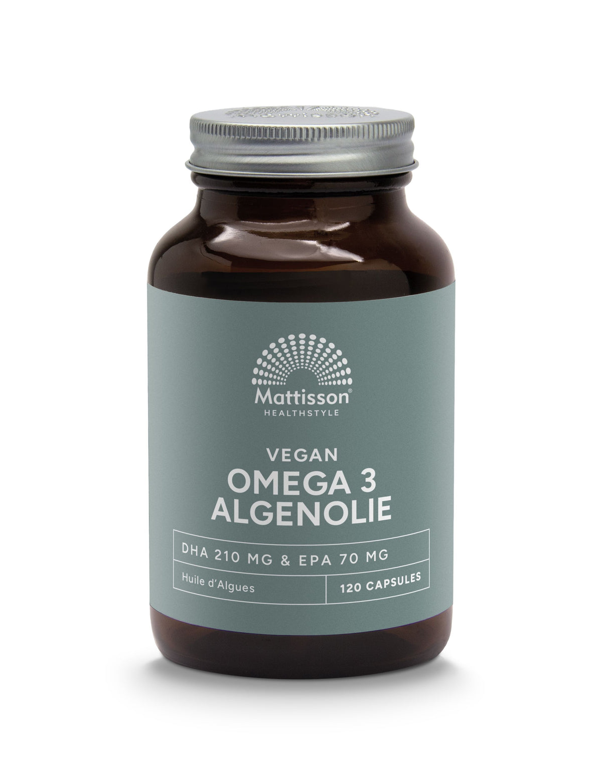 Mattisson Vegan omega-3 algenolie DHA 210mg EPA 70mg 120.00 Vegetarische capsules