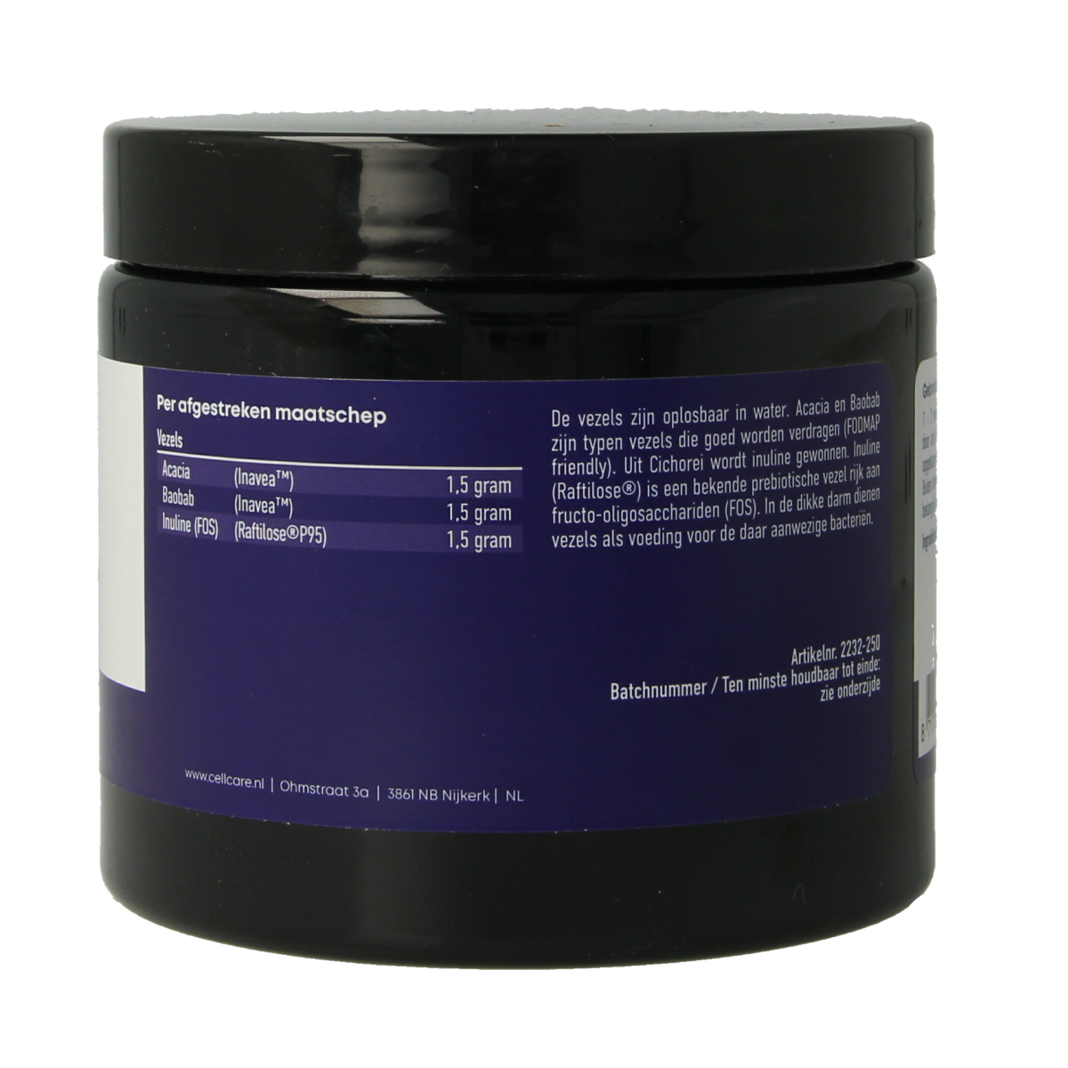 CellCare Vezel complex acacia-inuline-baobab 250.00 Gram
