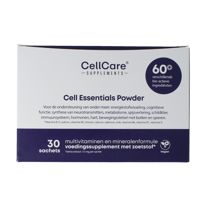 CellCare Cell Essentials multivitamine poeder 30 Zakjes
