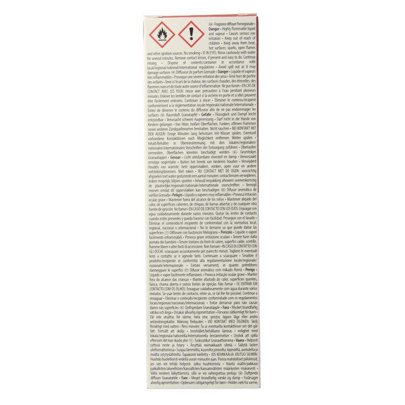 Bolsius True Scents geurverspreider pomegranate 60 Milliliter