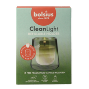 Bolsius Clean Light geur navulling gardenia starterkit 270 Gram