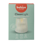 Bolsius Clean Light starterkit houder wit - incl. geurloze 1.00 Stuks
