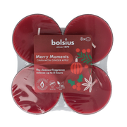 Bolsius Maxlicht merry moments cinnamon ginger 8.00 Stuks