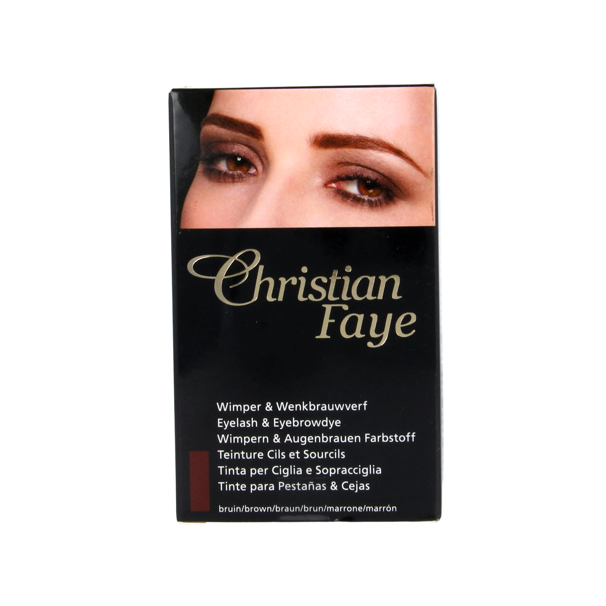 Christian Faye Eyebrow/eyelash dye brown 1.00 Stuks