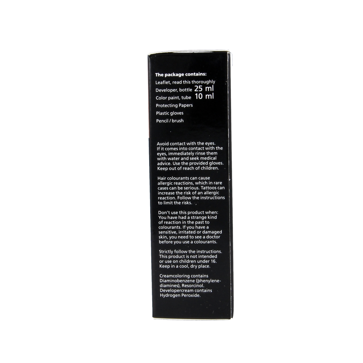 Christian Faye Eyebrow/eyelash dye black 1 Stuks