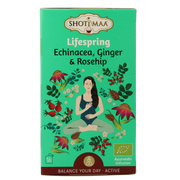 Shoti Maa Lifespring echinacea, ginger & rosehip bio 16 Zakjes