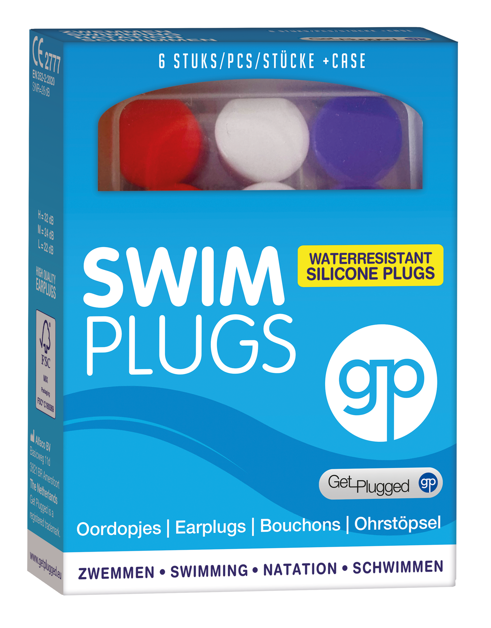 Get Plugged Swim plugs oordopjes 3.00 Paar
