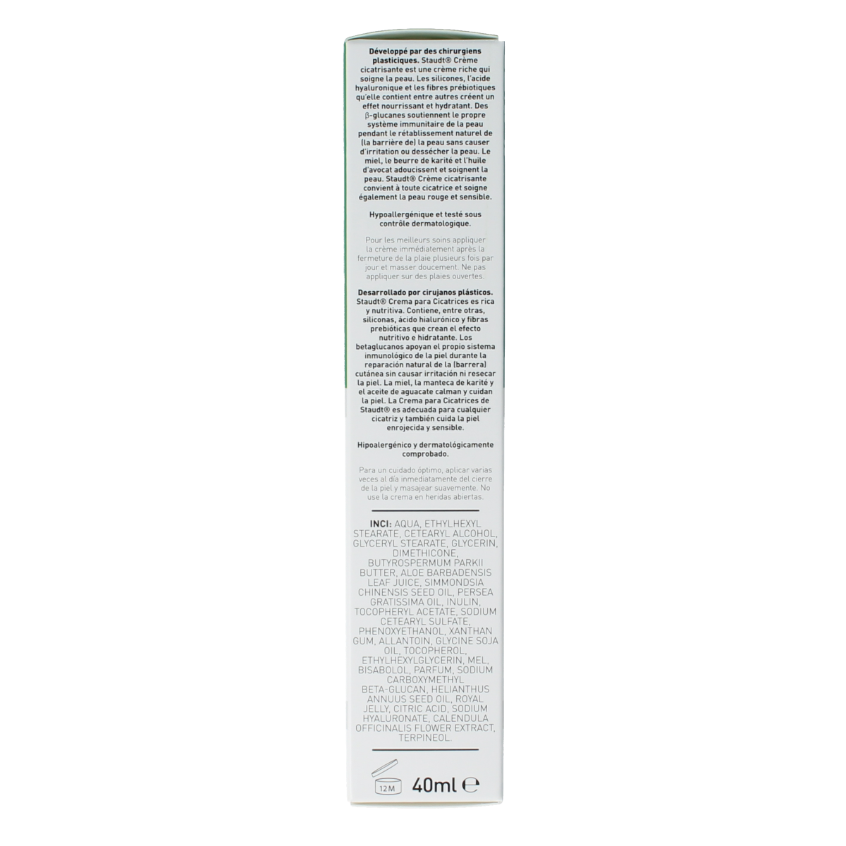 Staudt Littekencreme 40.00 Milliliter