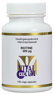 Vital Cell Life Biotine 300 mcg 100 Vegetarische capsules