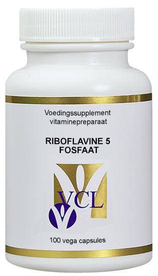 Vital Cell Life Riboflavine 5 fosfaat/vitamine B2 22mg 100 Capsules