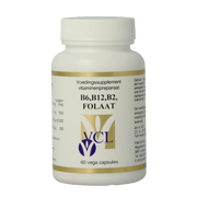 Vital Cell Life Vitamine B6/B12/B2 folaat 60 Capsules