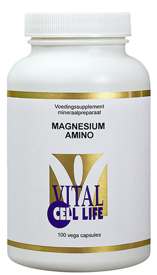 Vital Cell Life Magnesium amino 100mg 100.00 Vegetarische capsules