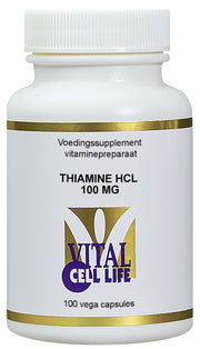 Vital Cell Life Thiamine HCL 100 mg 100 Capsules