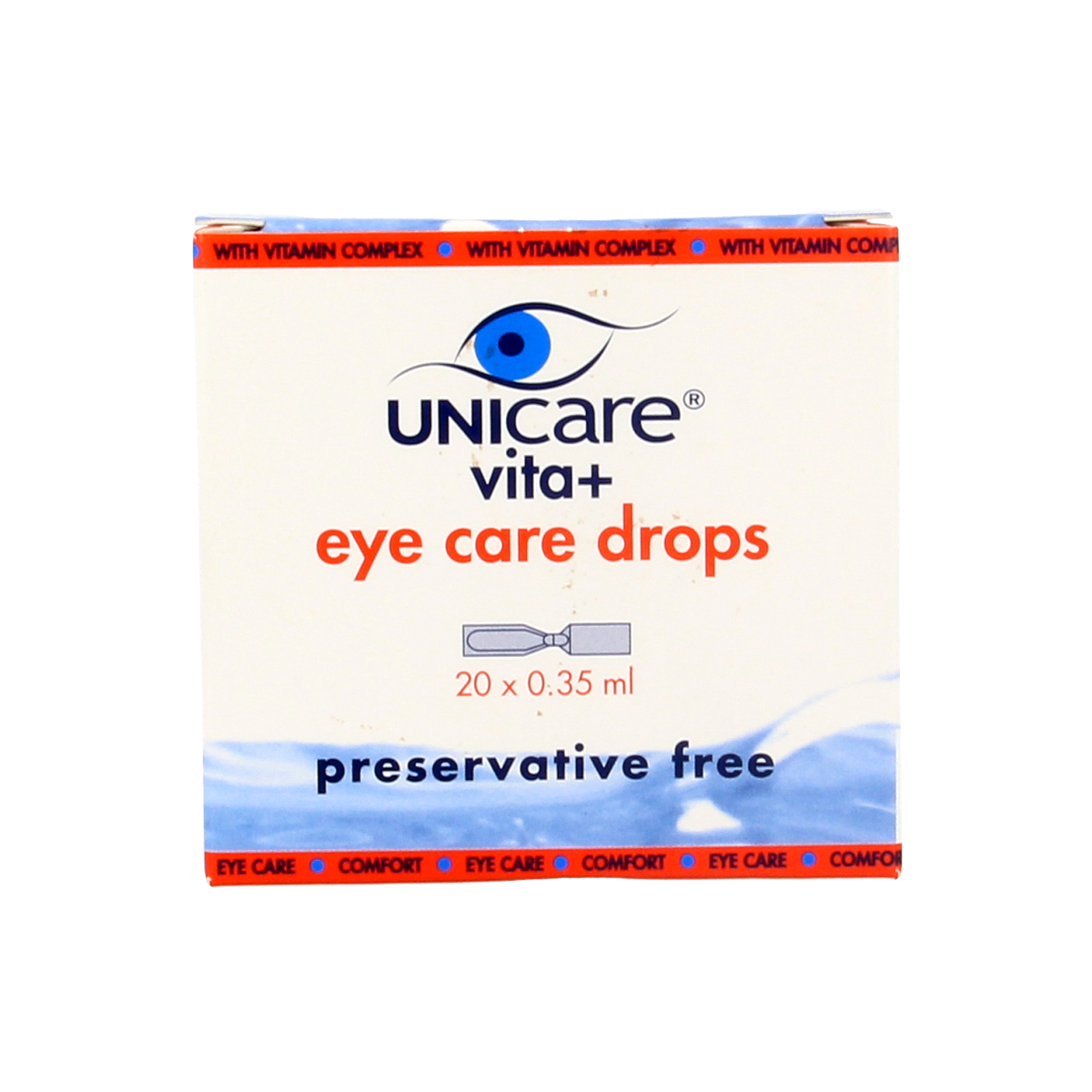 Unicare Vita+ eye care oogdruppels 0.35ml 20.00 Ampullen
