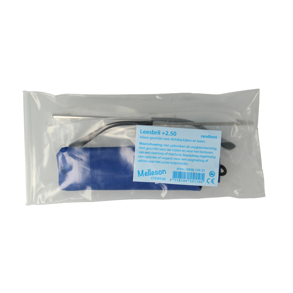 IBD Leesbril universeel randloos +2.50 1.00 Stuks