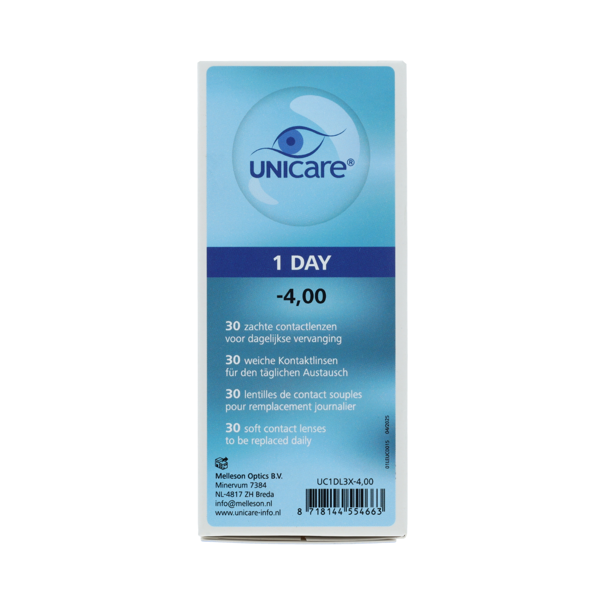 Unicare Daglenzen -4.00 30.00 Stuks