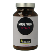 Hanoju Rode wijn extract 250mg 150.00 Vegetarische capsules
